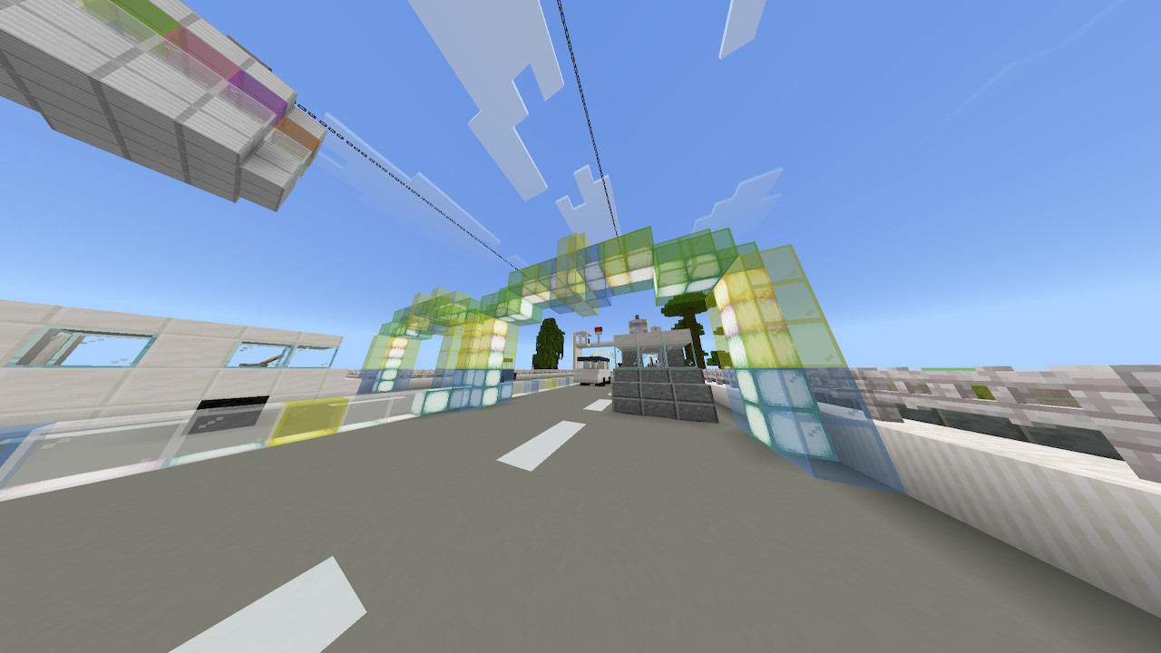 遊園地へと繋がる橋