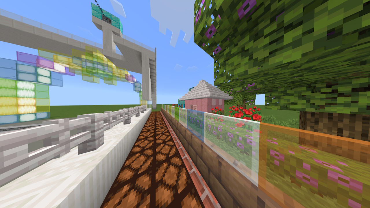 遊園地へと繋がる橋